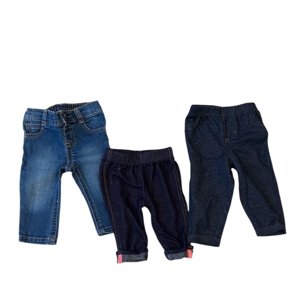 Bundle of 3-6M Girl Jeans